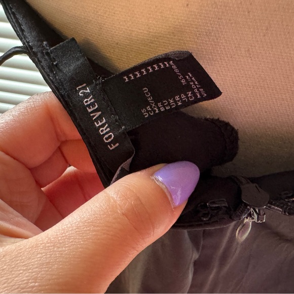 Forever 21 Black Slip Dress - Picture 5 of 5